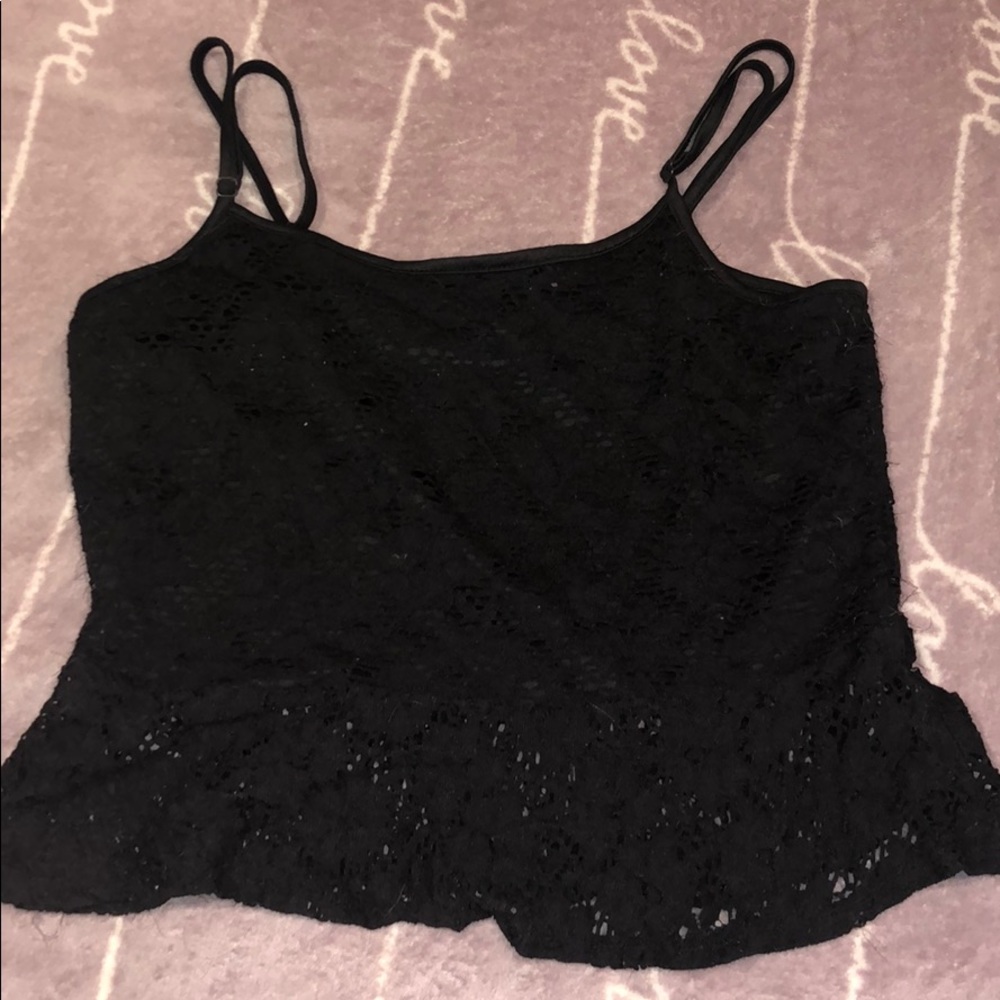 black crop top